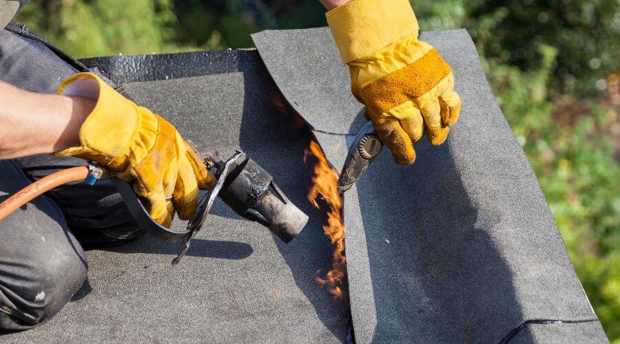 Professional flood damage restoration services in Quinton, OK